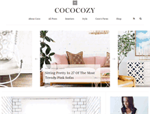 Tablet Screenshot of cococozy.com